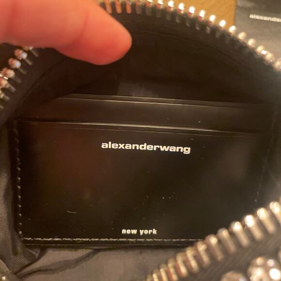 NWT Alexander Wang Medium Heiress Crystal & Leather Handbag - Picture 9 of 12